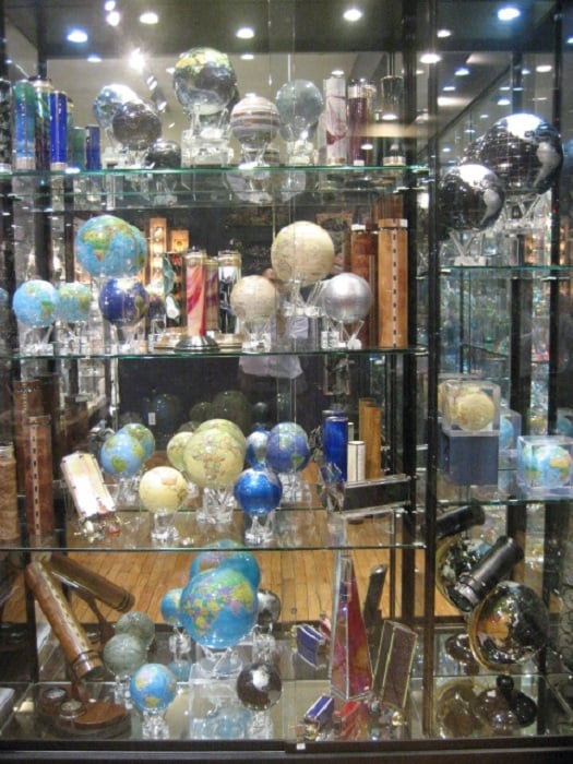 The Crystal Shop’s display of the entire MOVA line.