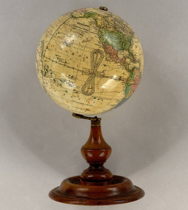 David Rumsey 19th century globe